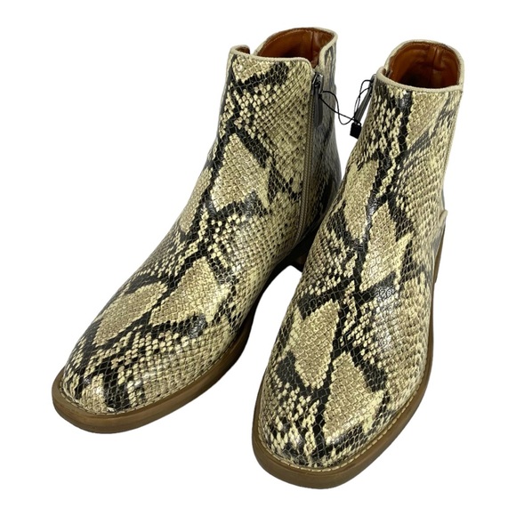 Franco Sarto Women’s Reptile Print Marcus Ankle Boot - Picture 3 of 13
